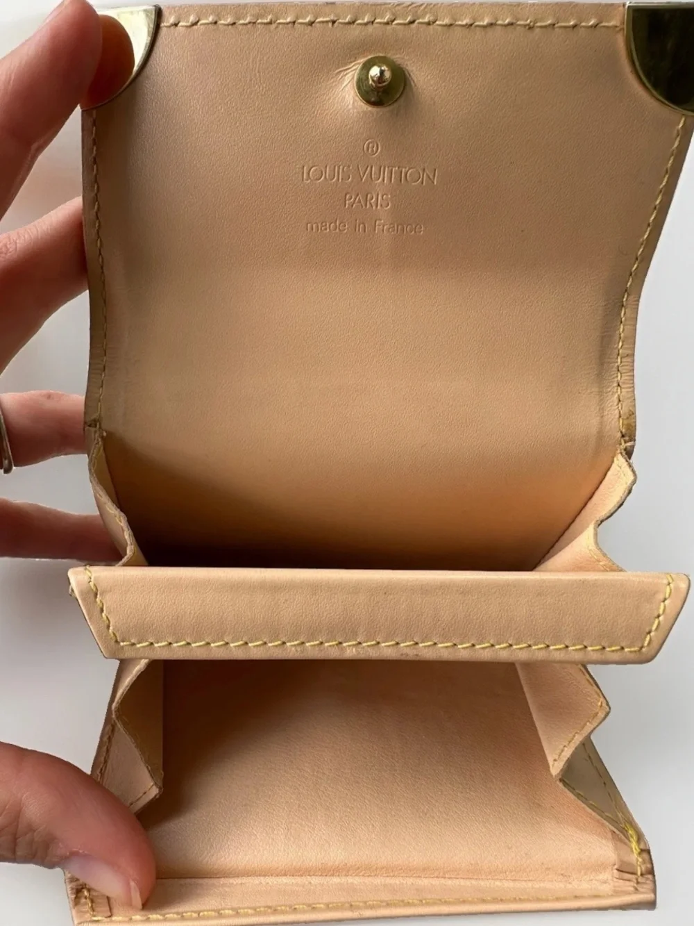 Authentic Louis Vuitton Takashi Murakami Monogram Porte Monnaie Plat Coin Wallet